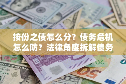北京按份之债怎么分？债务危机怎么防？法律角度拆解债务分配与风险自保指南