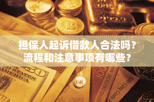 北京担保人起诉借款人合法吗？流程和注意事项有哪些？