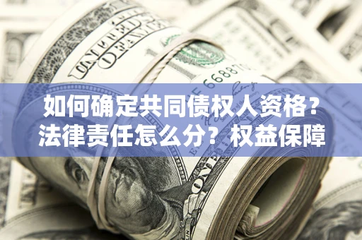 北京如何确定共同债权人资格？法律责任怎么分？权益保障技巧揭秘！