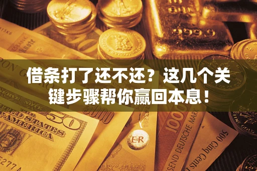 北京借条打了还不还？这几个关键步骤帮你赢回本息！