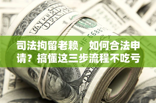 北京司法拘留老赖，如何合法申请？搞懂这三步流程不吃亏！