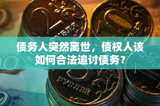 北京债务人突然离世，债权人该如何合法追讨债务？