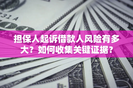 北京担保人起诉借款人风险有多大？如何收集关键证据？