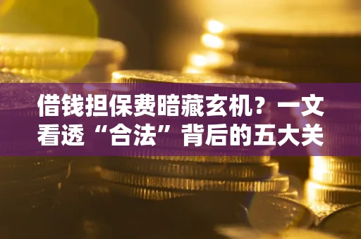 北京借钱担保费暗藏玄机？一文看透“合法”背后的五大关键陷阱