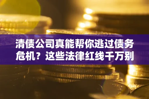 北京清债公司真能帮你逃过债务危机？这些法律红线千万别踩