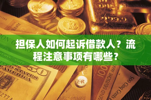 北京担保人如何起诉借款人？流程注意事项有哪些？