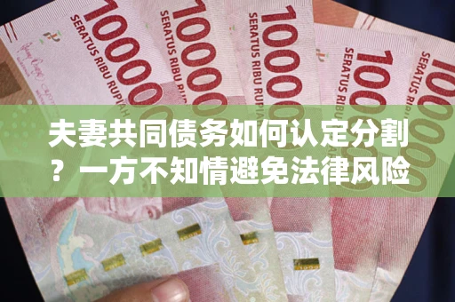 北京夫妻共同债务如何认定分割？一方不知情避免法律风险必看！